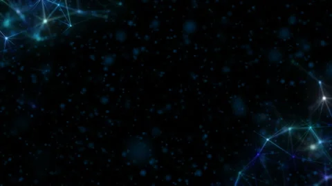 Transforming objects in the corners of the screen.Animated computer background. Stock Footage 102657532