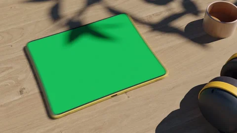 Transforming phones into tablets. the video has the effect of camera movement Stock-Footage 260940282