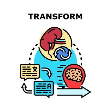 Transforming process, adaptation, and continuous development cycle Stock Illustration