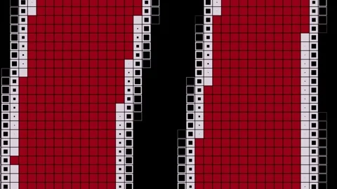 Transforming spaces with mesmerizing VJ loop patterns for concerts and parties Stock Footage 293444683