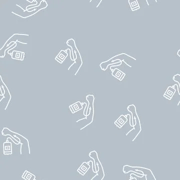 Transfusion blood line seamless pattern Stock Illustration