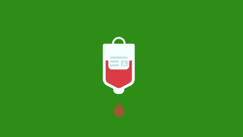 Transfusion icon animation. Video stock 170540962