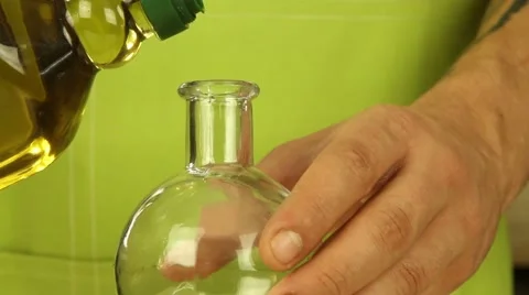 Transfusion of vegetable oil Stock Footage 47867070