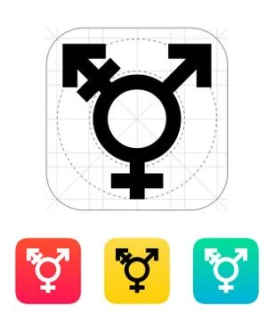 Transgender icon Stock Illustration