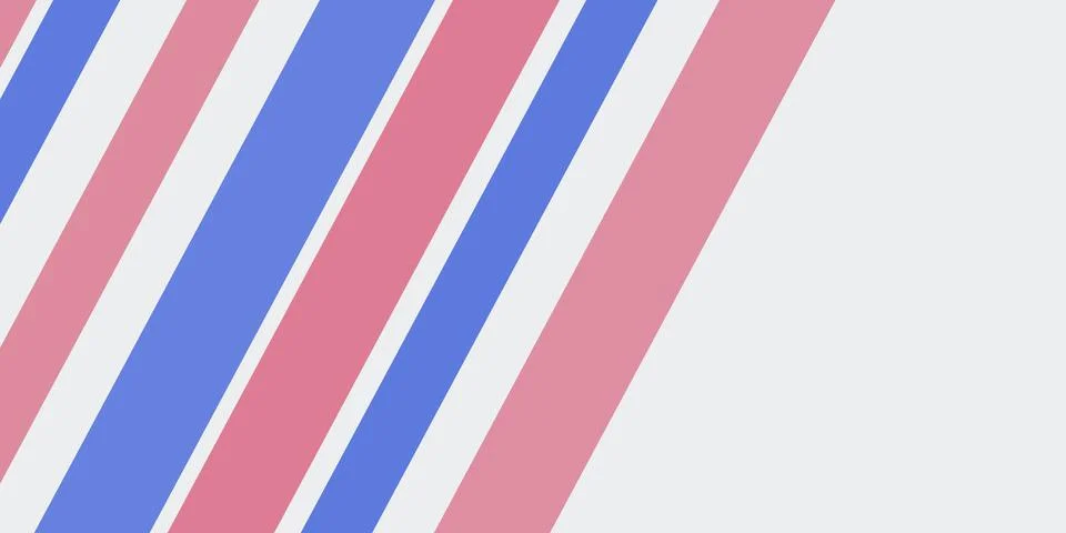 Transgender pride flag with diagonal stripes Stock Illustration