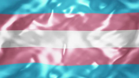 Transgender pride flag looping 3D animat... | Stock Video | Pond5