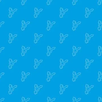 Transgender simbol pattern seamless blue Stock Illustration