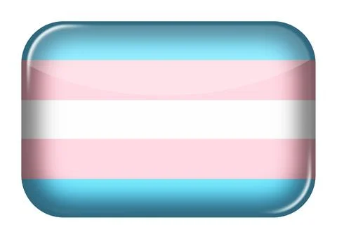 Transgender web icon rectangle button Stock Illustration
