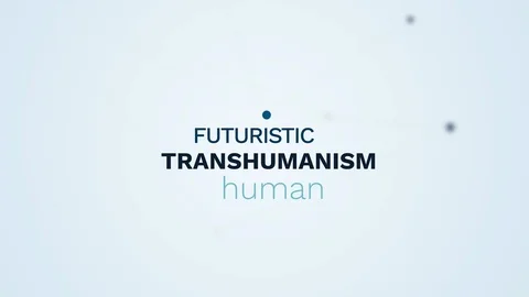 Transhumanism futuristic human robotic computer person intelligence science Stock Footage 105731054