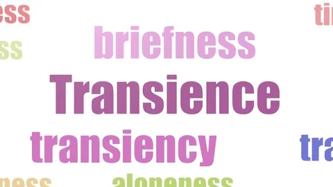 Transience Tagcloud Animated Isolated Vídeos de archivo 107209400