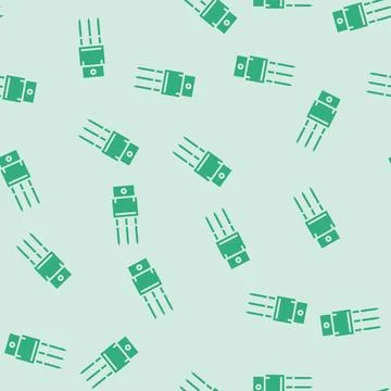 Transistor electronic component glyph seamless pattern Stockillustratie