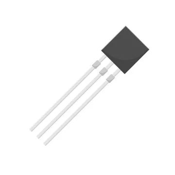 Transistor Flat Illustration. Clean Icon Design Element on Isolated White B.. 스톡 일러스트