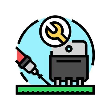 Transistor installation electronics color icon vector illustration Illustrazione stock