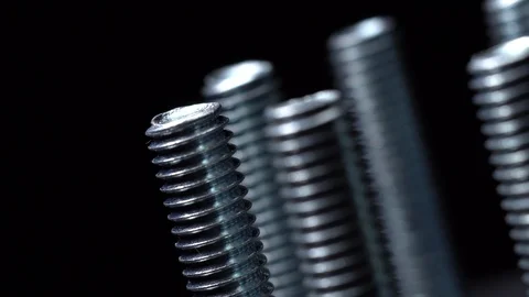 Transistor, processor cooler, detail in rotation. Closeup, selective focus. Stock Footage 99234536