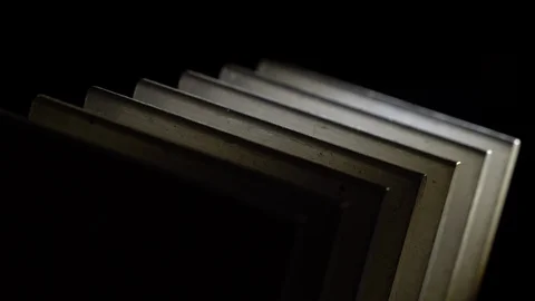 Transistor, processor cooler, detail in rotation. Closeup, selective focus. Stock Footage 99235270