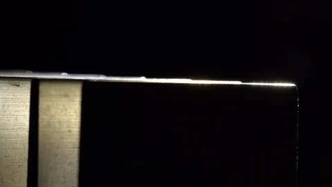 Transistor, processor cooler, detail in rotation. Closeup, selective focus. Stock Footage 99236554