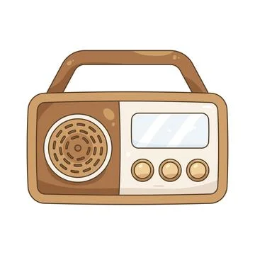 Transistor radio Illustration