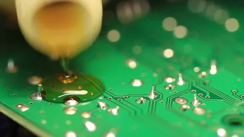 Transistors and cables Stock Footage 77046541