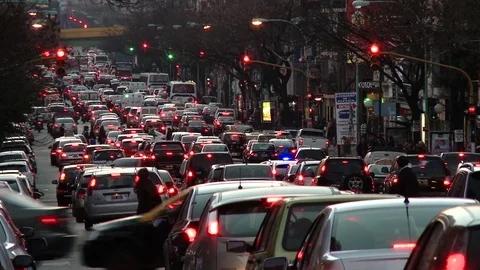 Transit in the city Stock Footage 81720441