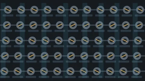 Transit Door Pocket Roller Motion Seamless Mechanical Loop Stock Footage 345327469