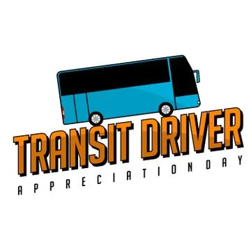 Transit Driver Appreciation day Stock Illustration
