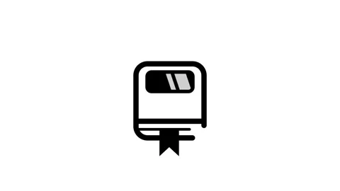 Transit Guide Book Icon Stock Footage 337390808