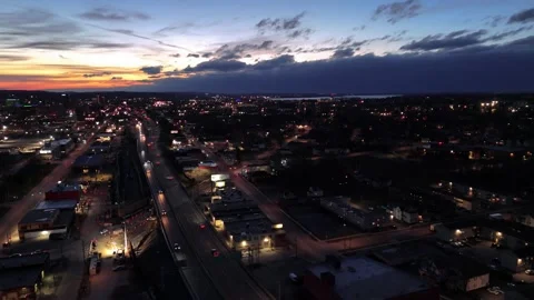 Transit on the Highway - Syracuse, NY 库存影片 336561788