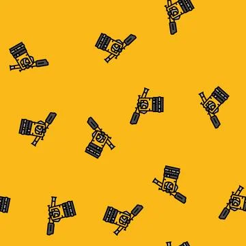 Transit level tool civil engineer vector seamless pattern Illustrazione stock