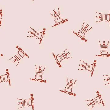 Transit level tool civil engineer glyph vector seamless pattern Stock Illustration