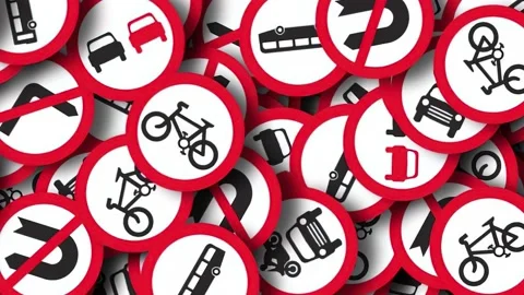 Transit Signs Stock Footage 208880199