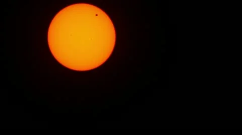 Transit of Venus 2012 02-1 Stock Footage