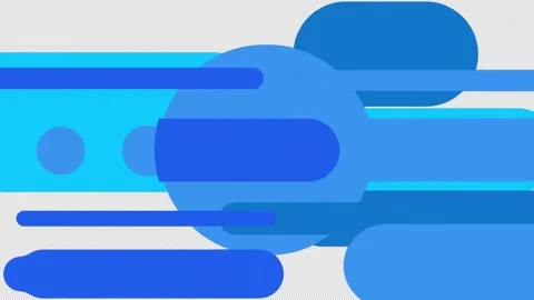 Transition 01 Blue Video stock 285167673