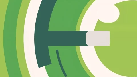 Transition 03 Green Video stock 285170450