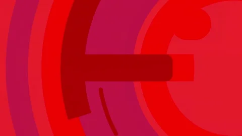 Transition 03 Red Video stock 285171046