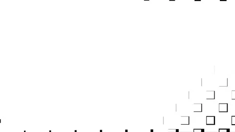 Transition animation white and black pattern with grid in chess style. Flat  動画素材 250275059