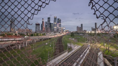 Transition from day to night, timelapse Video stock 158479929