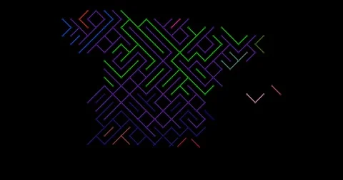 Transition Effect Graphics Depicting Diagonals for Spain Map Stock Footage 327285285