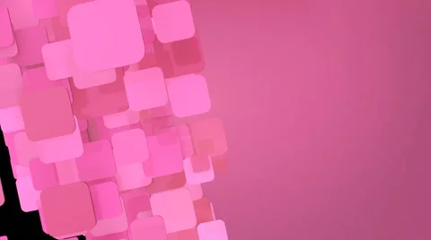 Transition effect with pink square blocks Stock Footage 41439938