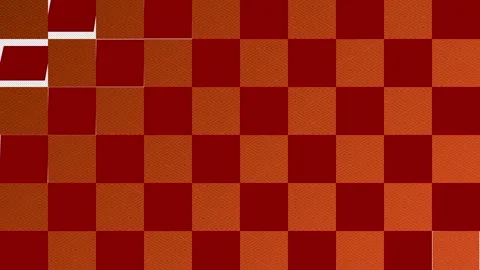 A transition featuring a Japanese-style red and orange checkered pattern Stock Footage 332259104