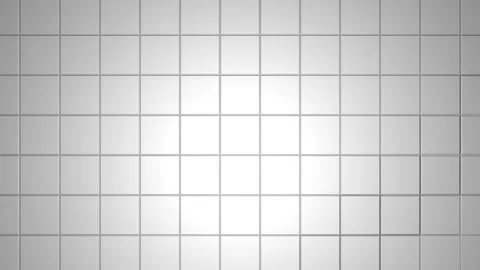 A transition featuring rotating white panels arranged in a grid pattern 動画素材 332259042