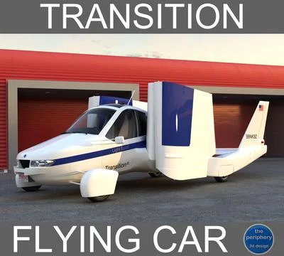 Transition Flying Car 3D Model