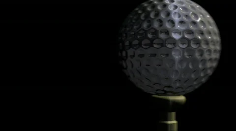 Transition Golf Ball Stock Footage 480049