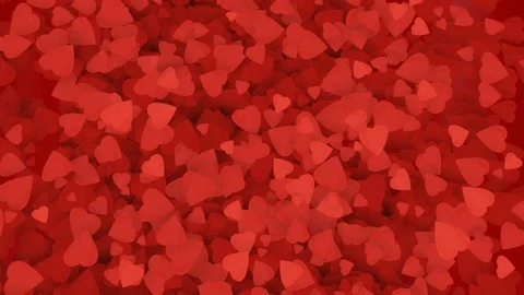 Transition from hearts Stock Footage 80479778