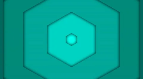 Transition Hexagon Jade Stock Footage 46518007