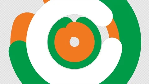 Transition with ireland color Stock Footage 280368337
