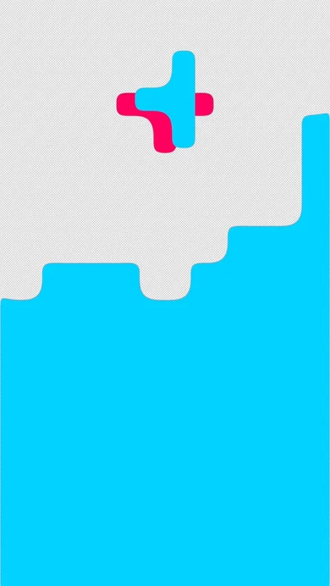 Transition mask. Puzzle Block Slide in pink, magenta, blue, white colors Video stock 310816248