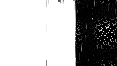 Transition masks. Digital pixelated transition mask on black and white Stock Footage 342199179