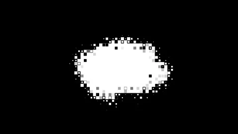 Transition Masks With a Moving Digital Pixelated Pattern. Stockbeeldmateriaal 171001258