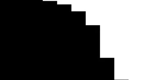 Transition pack black and white blocks Stock Footage 78560176