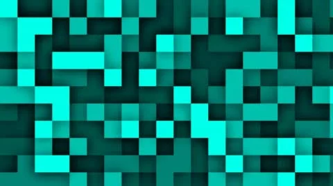 Transition Pixel Jade Stock Footage 46527636